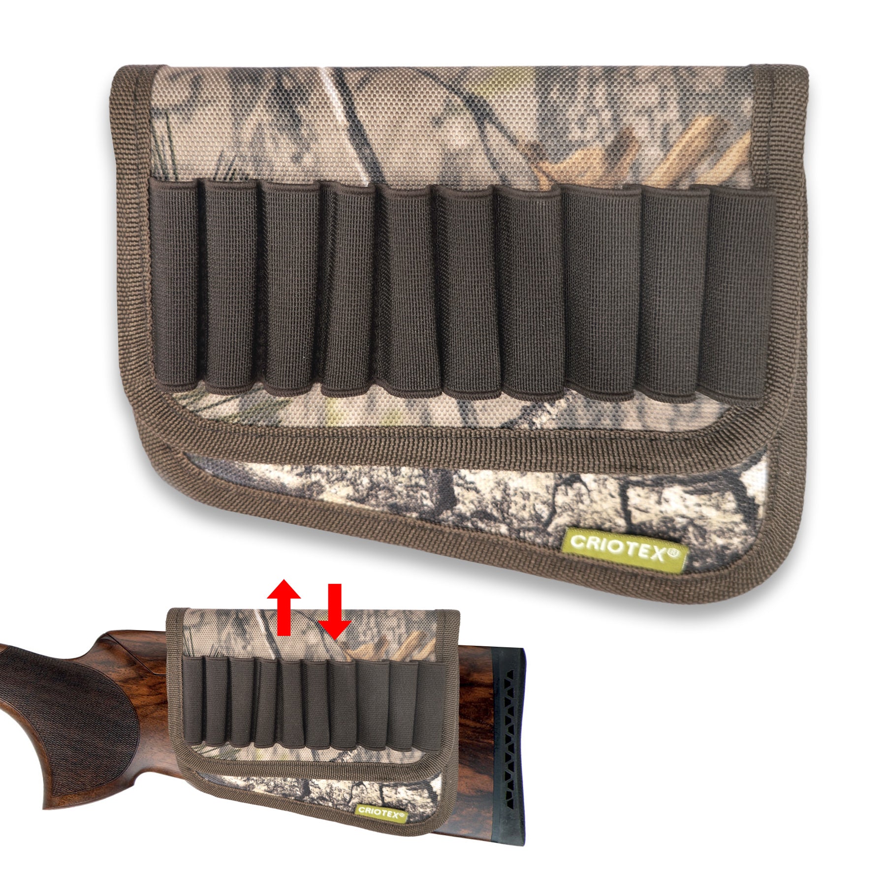 Protection de crosse de fusil avec réglage de la hauteur Argo Hillman - qualité, innovation et confort haut de gamme pour homme et femme.