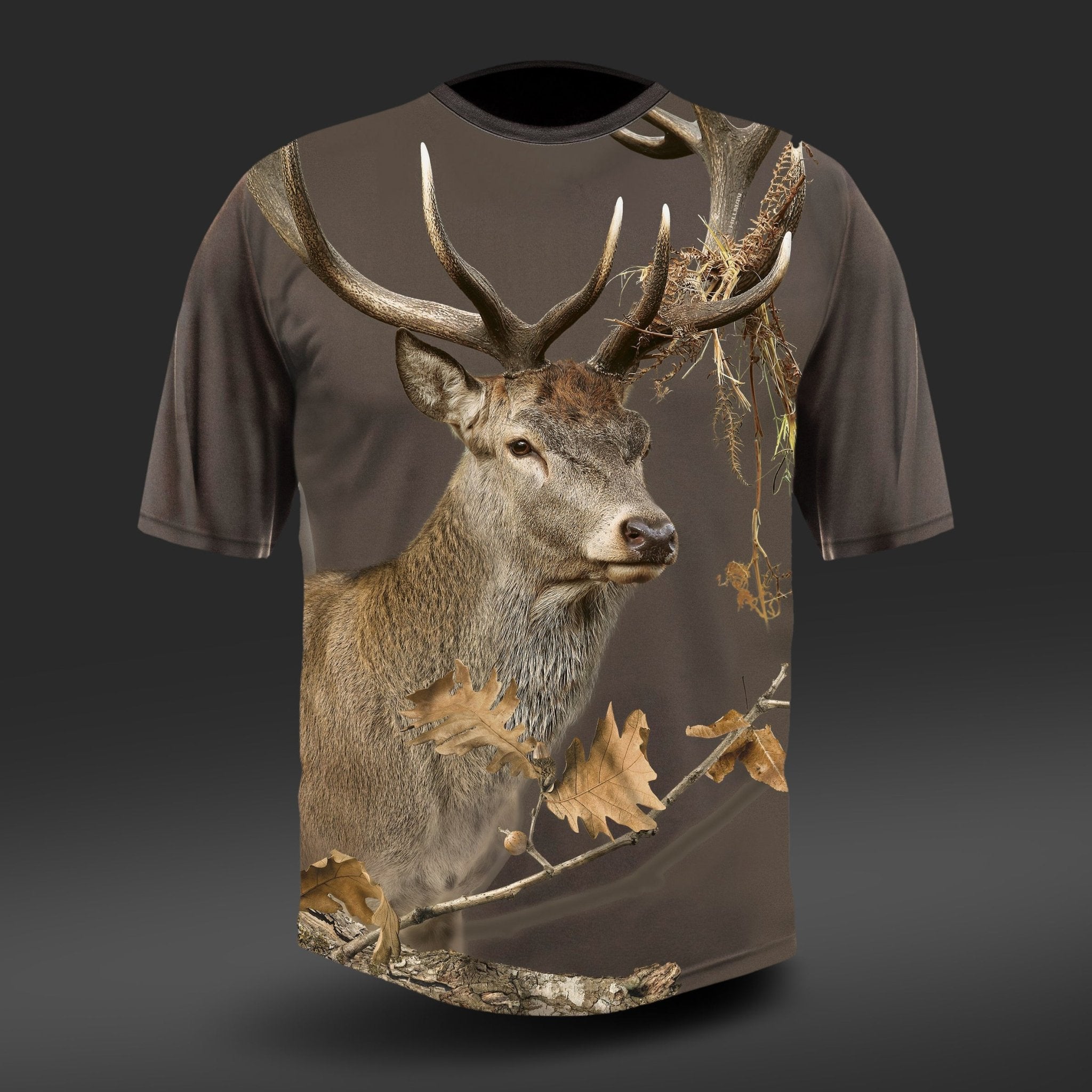 T-shirt cerf rouge DGT coton à Manches Courtes Hillman - qualité, innovation et confort haut de gamme pour homme et femme.