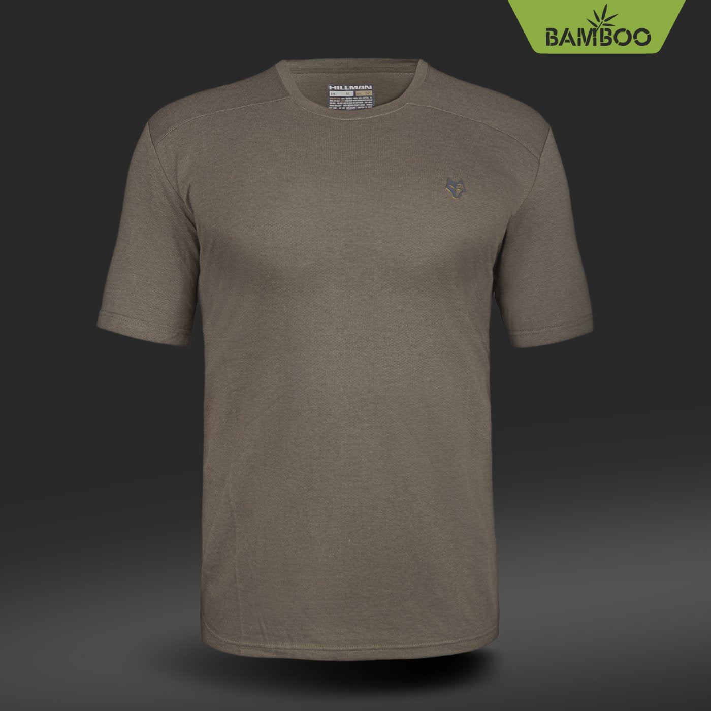 1UL T - SHIRT À MANCHES COURTES EN BAMBOU Hillman - qualité, innovation et confort haut de gamme pour homme et femme.