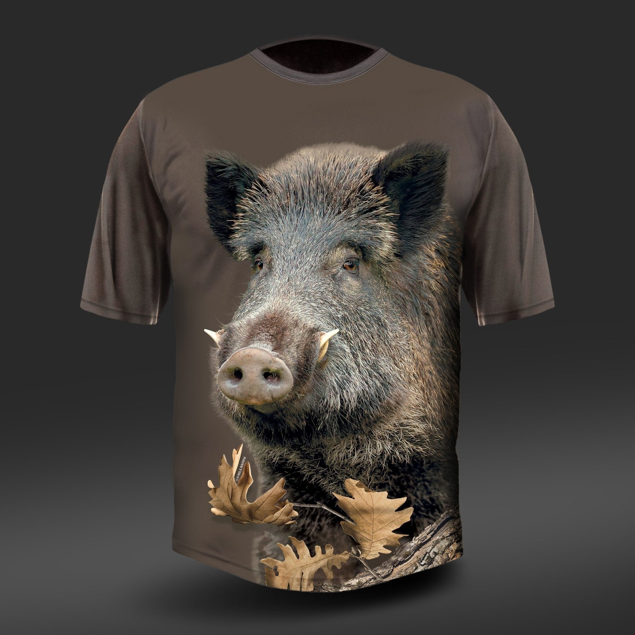 T-shirt sanglier DGT à Manches Courtes en coton Hillman - qualité, innovation et confort haut de gamme pour homme et femme.