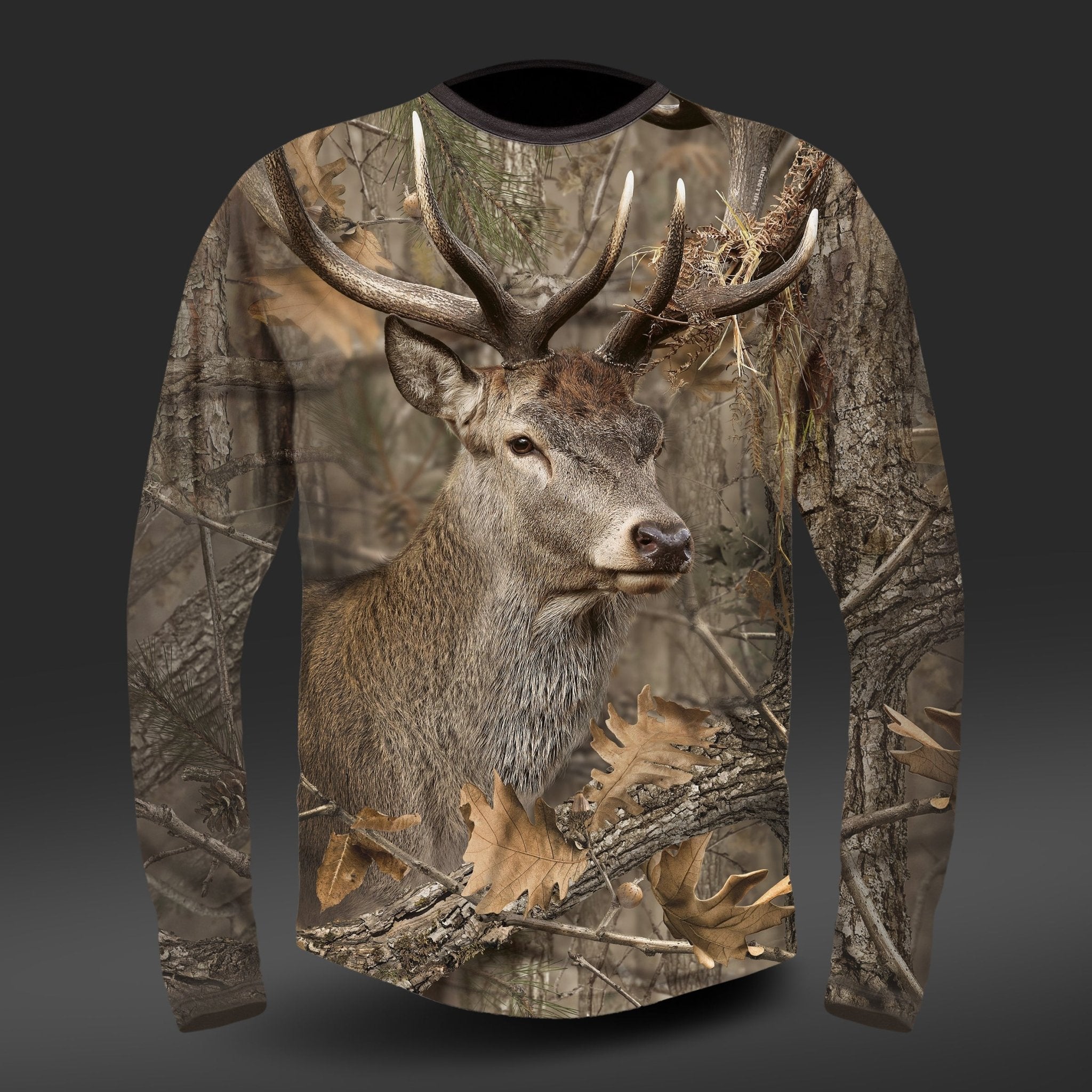 T-shirt cerf rouge DGT coton à Manches Longues Hillman - qualité, innovation et confort haut de gamme pour homme et femme.