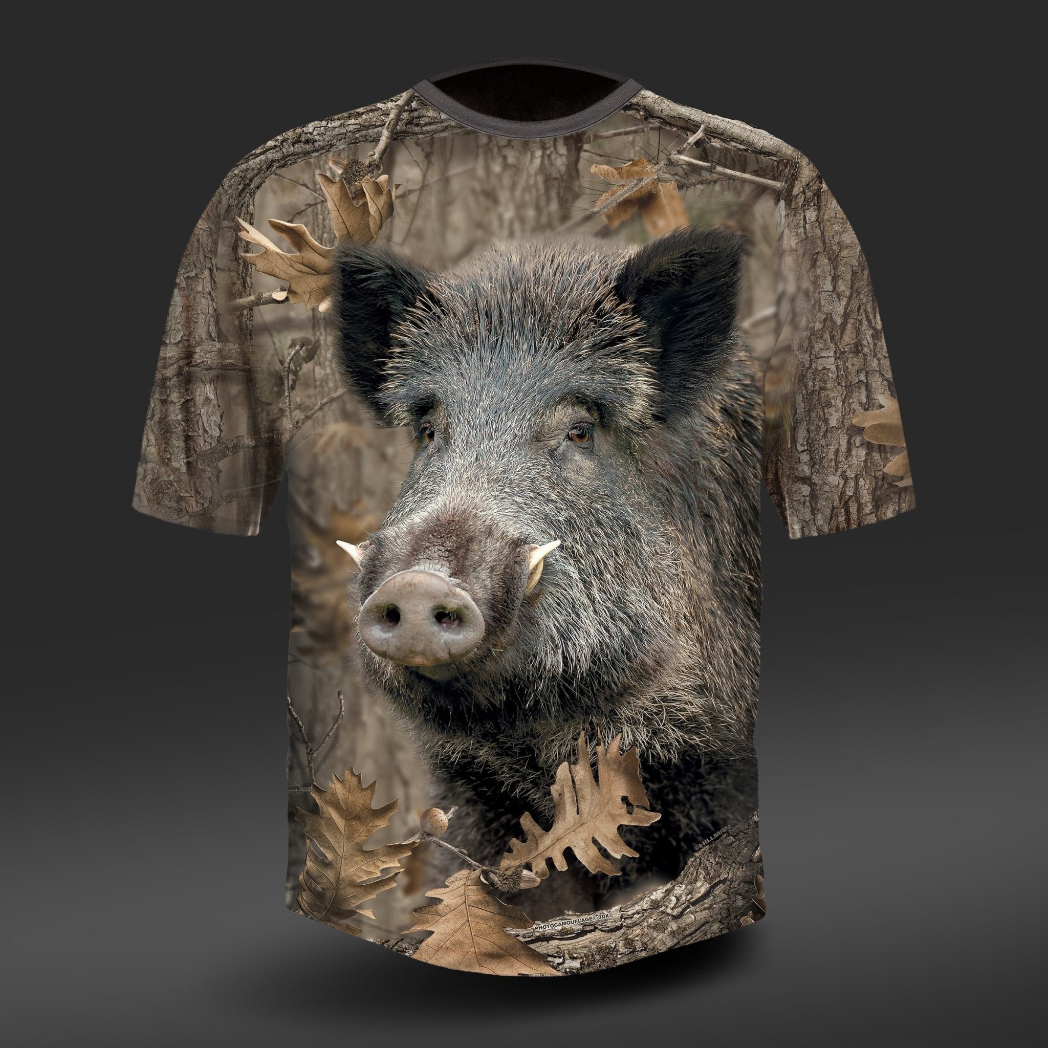 T-shirt sanglier DGT à Manches Courtes en coton Hillman - qualité, innovation et confort haut de gamme pour homme et femme.