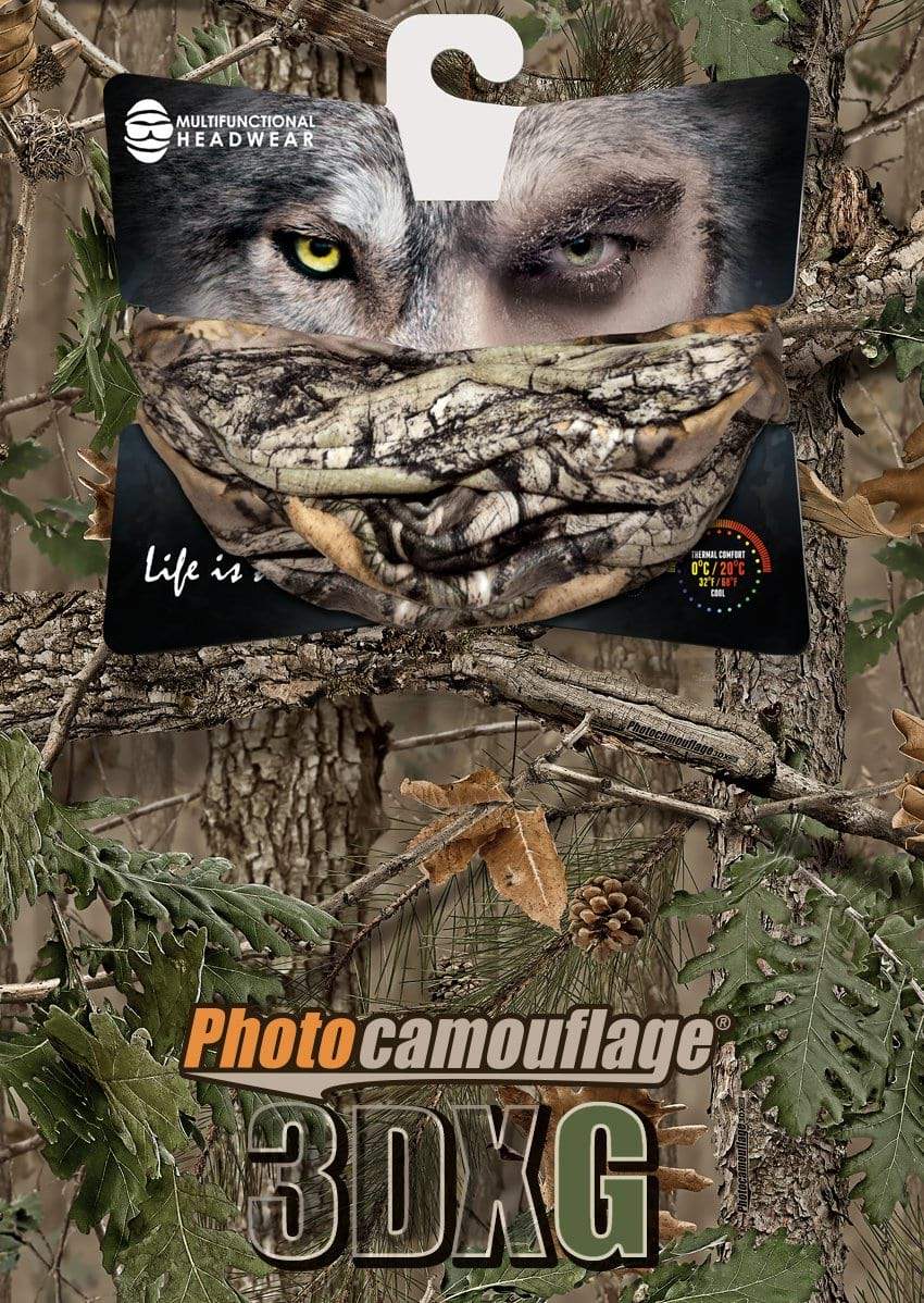 Mens Camo Multifunctional Hunting Headwear - Mens Camouflage Hunting Clothing by Hillman®
