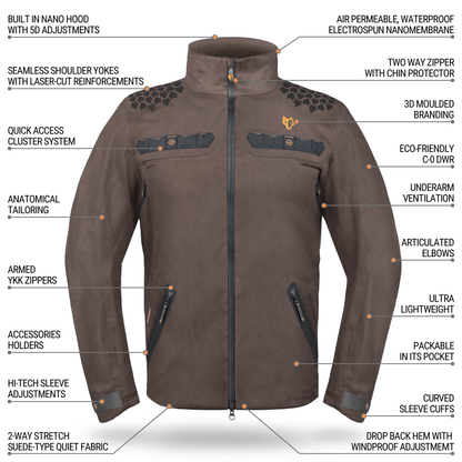 5WL Alpha Veste De Chasse Imperméable Ultralégère camouflage Hillman - qualité, innovation et confort haut de gamme pour homme et femme.