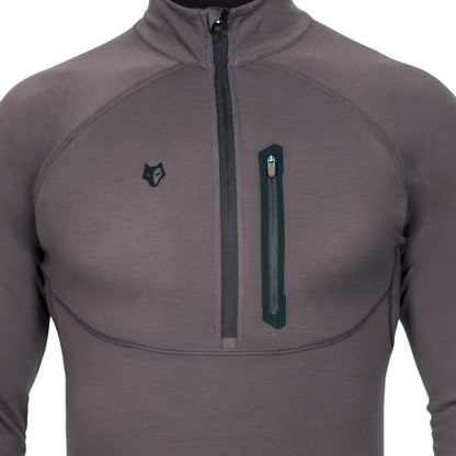 2BL Blouse en bambou mérinos [ 1 - 2 ] Technologie Synergique Chasse Couche de Base | Sous - Vêtement Hillman - qualité, innovation et confort haut de gamme pour homme et femme.