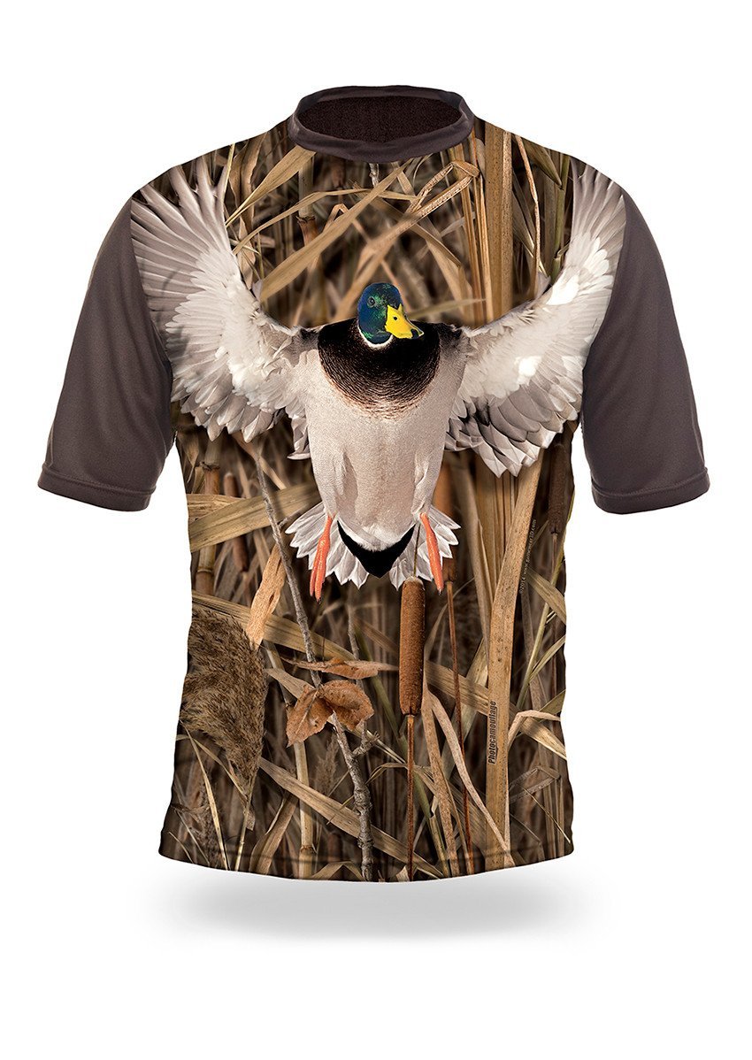 Shirts-Mallard 3D T-Shirt Short Sleeve - 1006-Hillman-Hunting-Shop