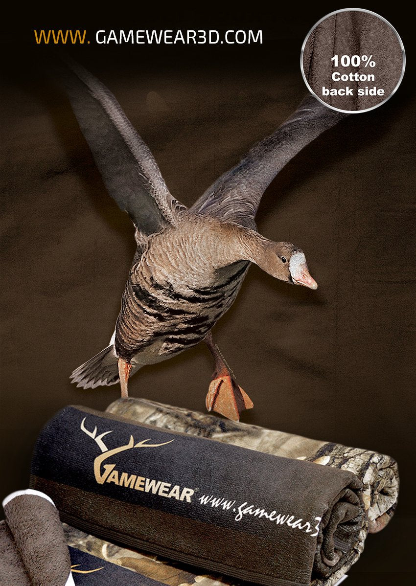 100x160cm Towel White Fronted Goose | Hillman Hunting