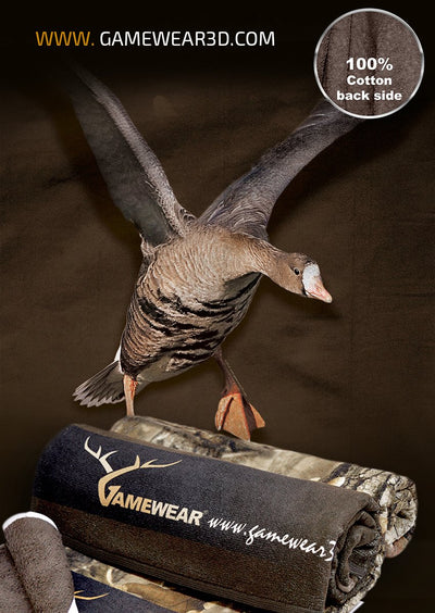 70x140cm Towel White Fronted Goose | Hillman Hunting